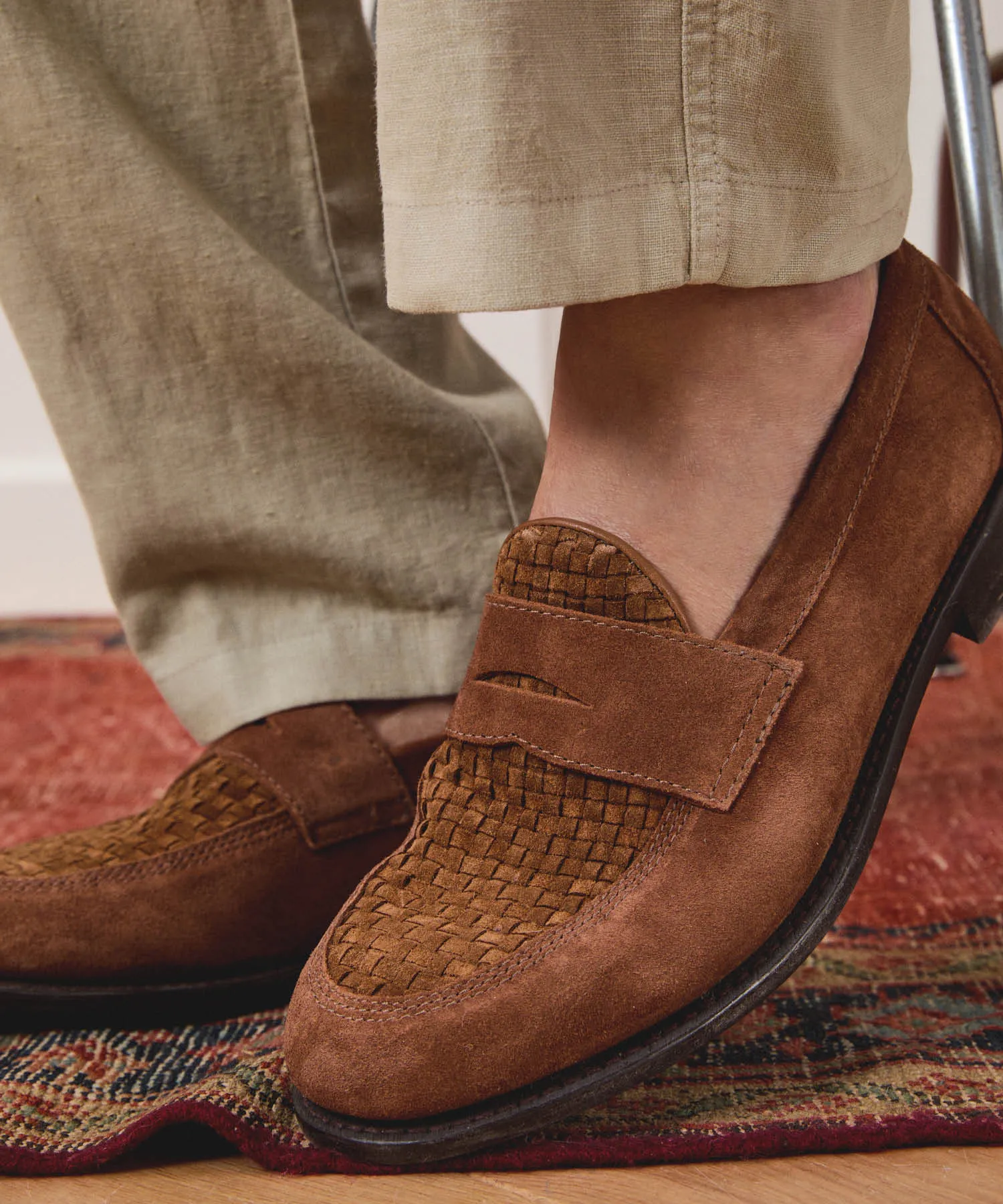 Todd Snyder x Sebago Woven Ryan Loafer