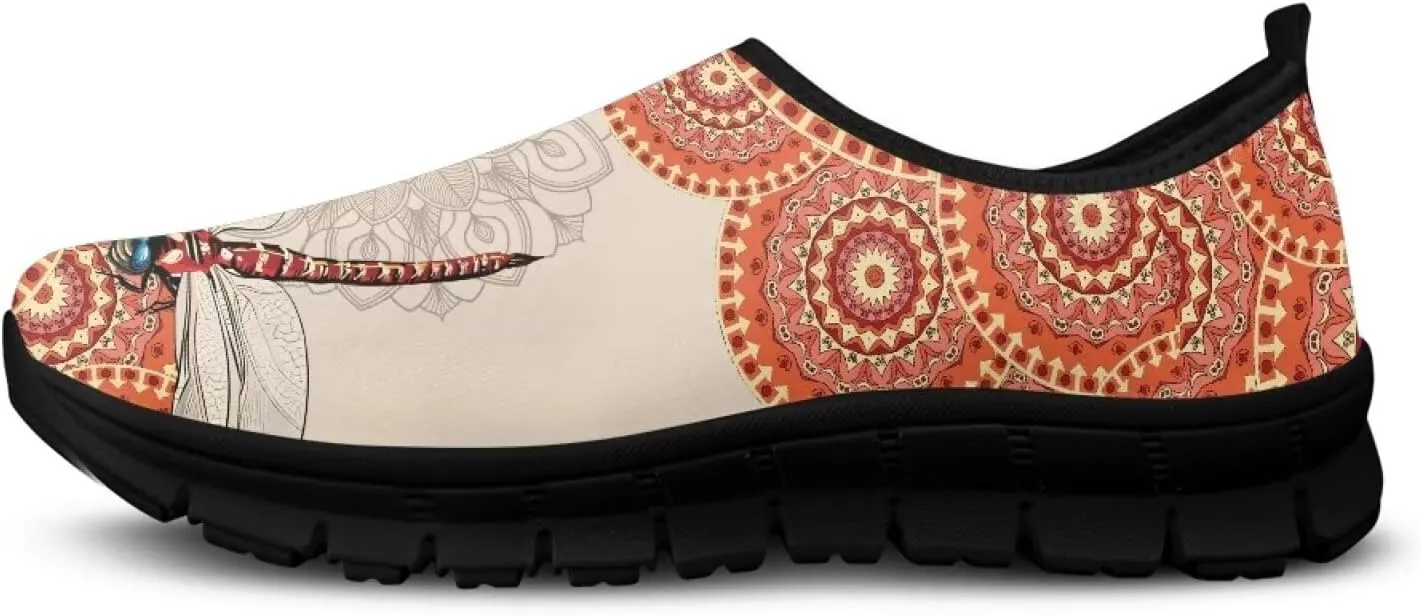 Tribal Womens Slip On Sneakers Lightweight Walking Shoes Casual Non-Slip Tennis Sneakers for Gym Work Travel US Size5.5-11.5