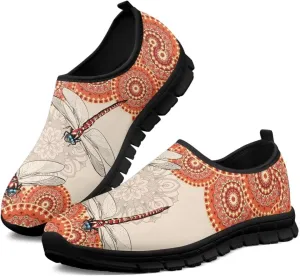 Tribal Womens Slip On Sneakers Lightweight Walking Shoes Casual Non-Slip Tennis Sneakers for Gym Work Travel US Size5.5-11.5