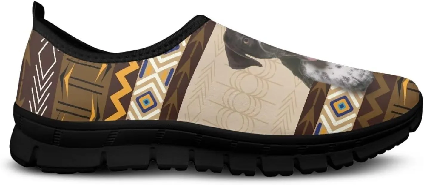 Tribal Womens Slip On Sneakers Lightweight Walking Shoes Casual Non-Slip Tennis Sneakers for Gym Work Travel US Size5.5-11.5