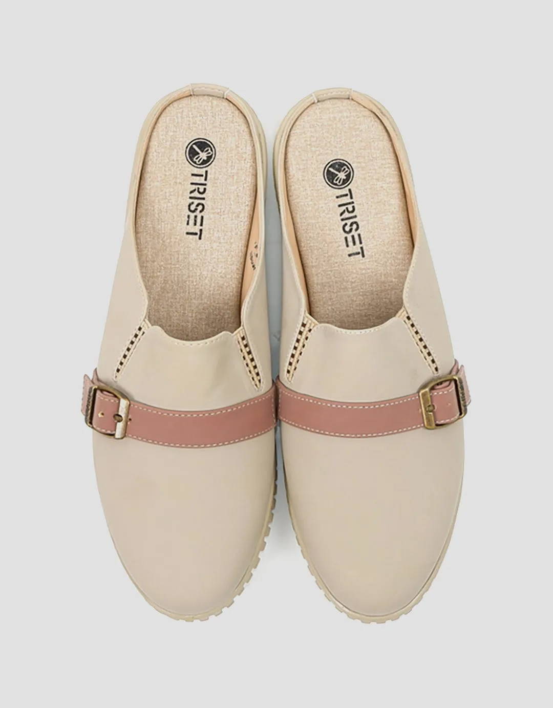 Triset Bustong Buckle Sandal Wanita