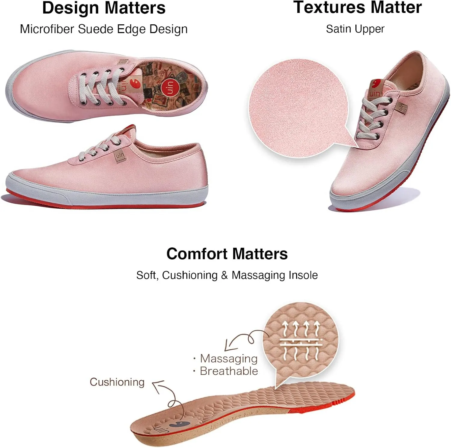UIN Women's Art Painted Walking Casual Travel Shoes Lightweight Comfort Fashion Sneaker Formentera Series
