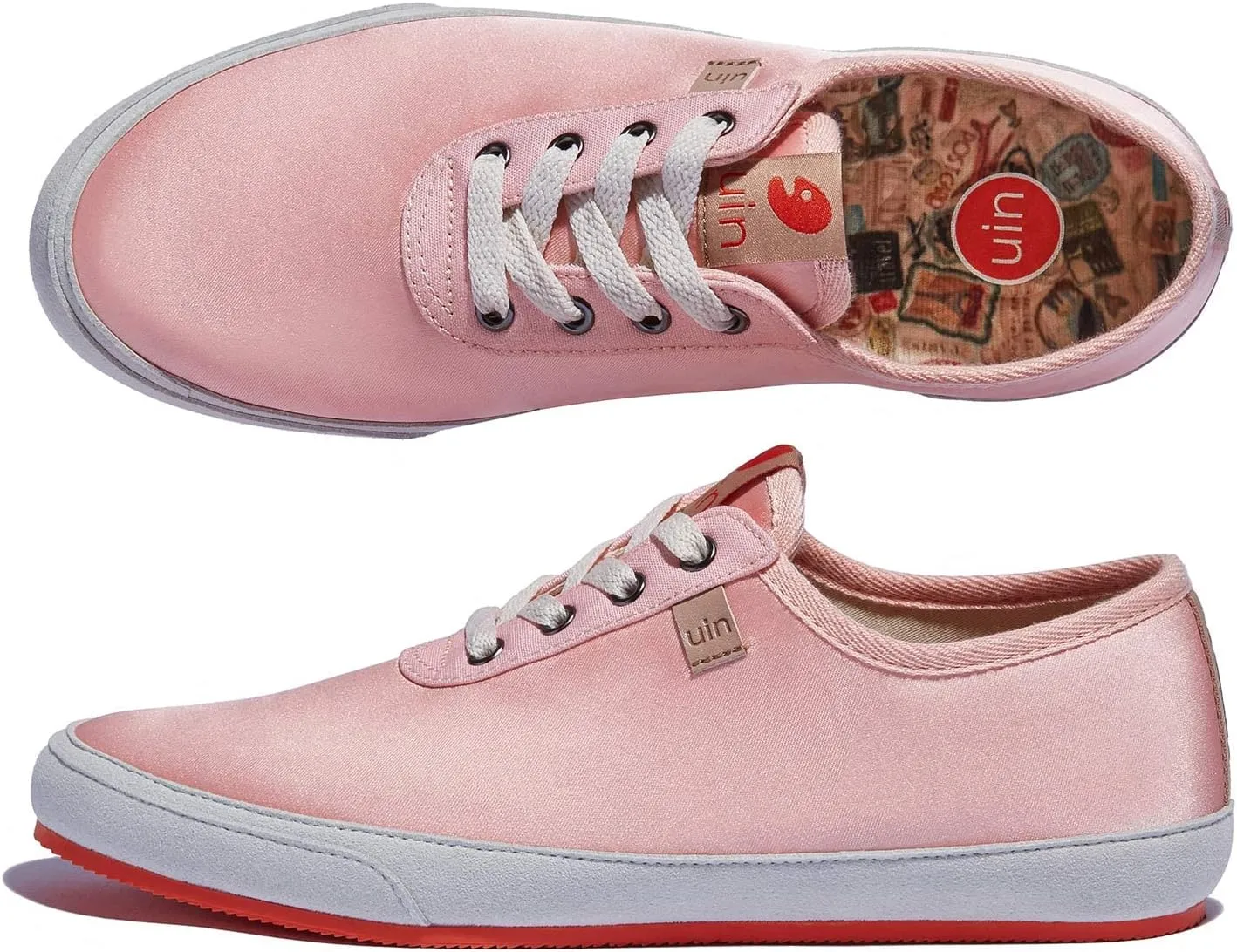 UIN Women's Art Painted Walking Casual Travel Shoes Lightweight Comfort Fashion Sneaker Formentera Series