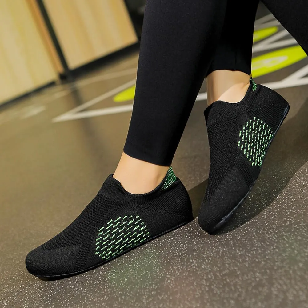 Unisex Lightweight Soft Mesh Indoor Sock Sneakers Breathable Fitness Gym Walking Yoga Shoes