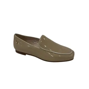 VENETTINI ABBY GIRLS PATENT LEATHER SLIP ON LOAFER BEIGE