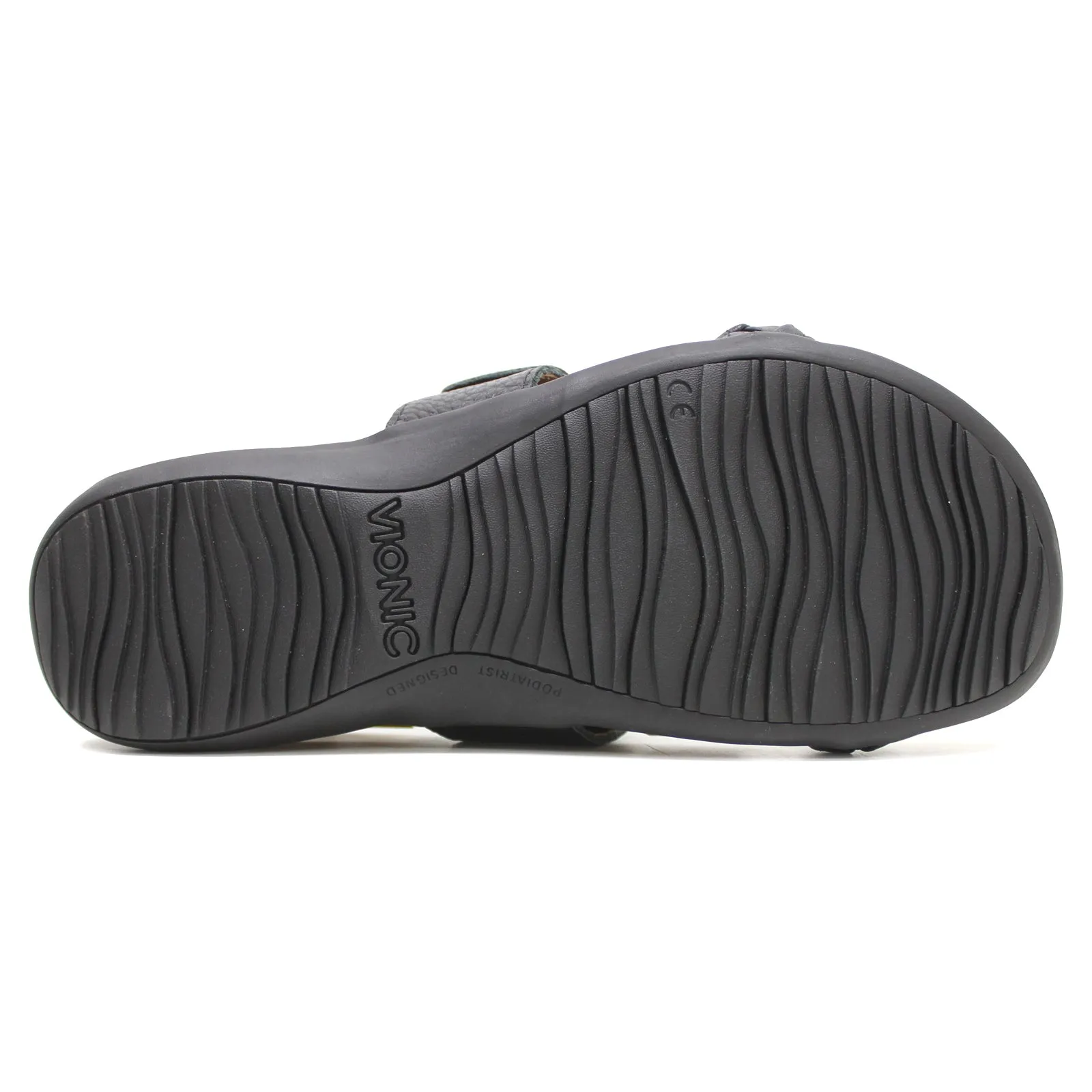 Vionic Jeanne Leather Women's Slides Sandals