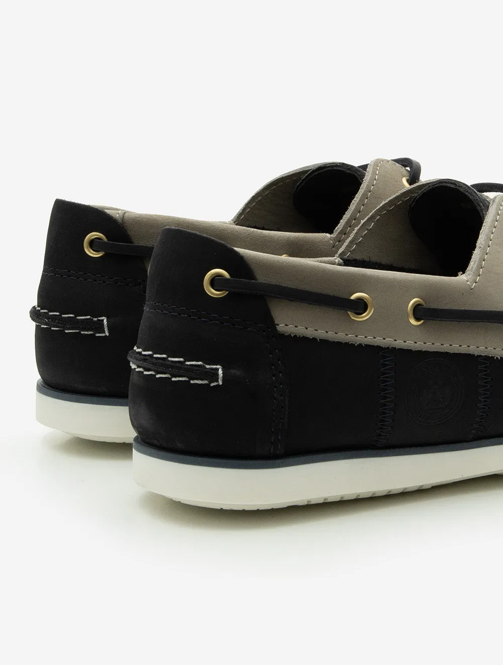 Wake Boat Shoes Navy/Putty
