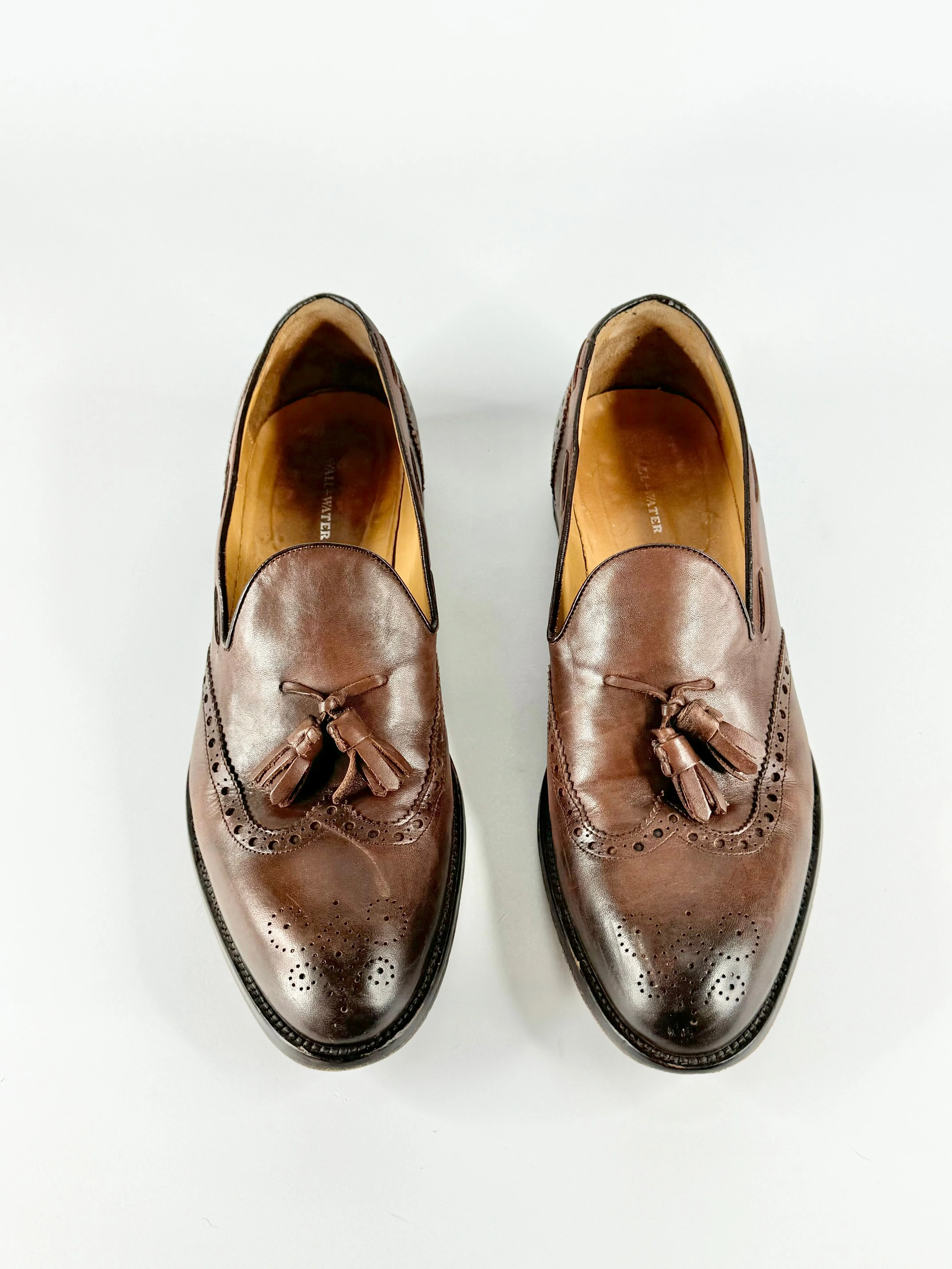Wall   Water Cedar Brown Brogue Loafers - US11.5
