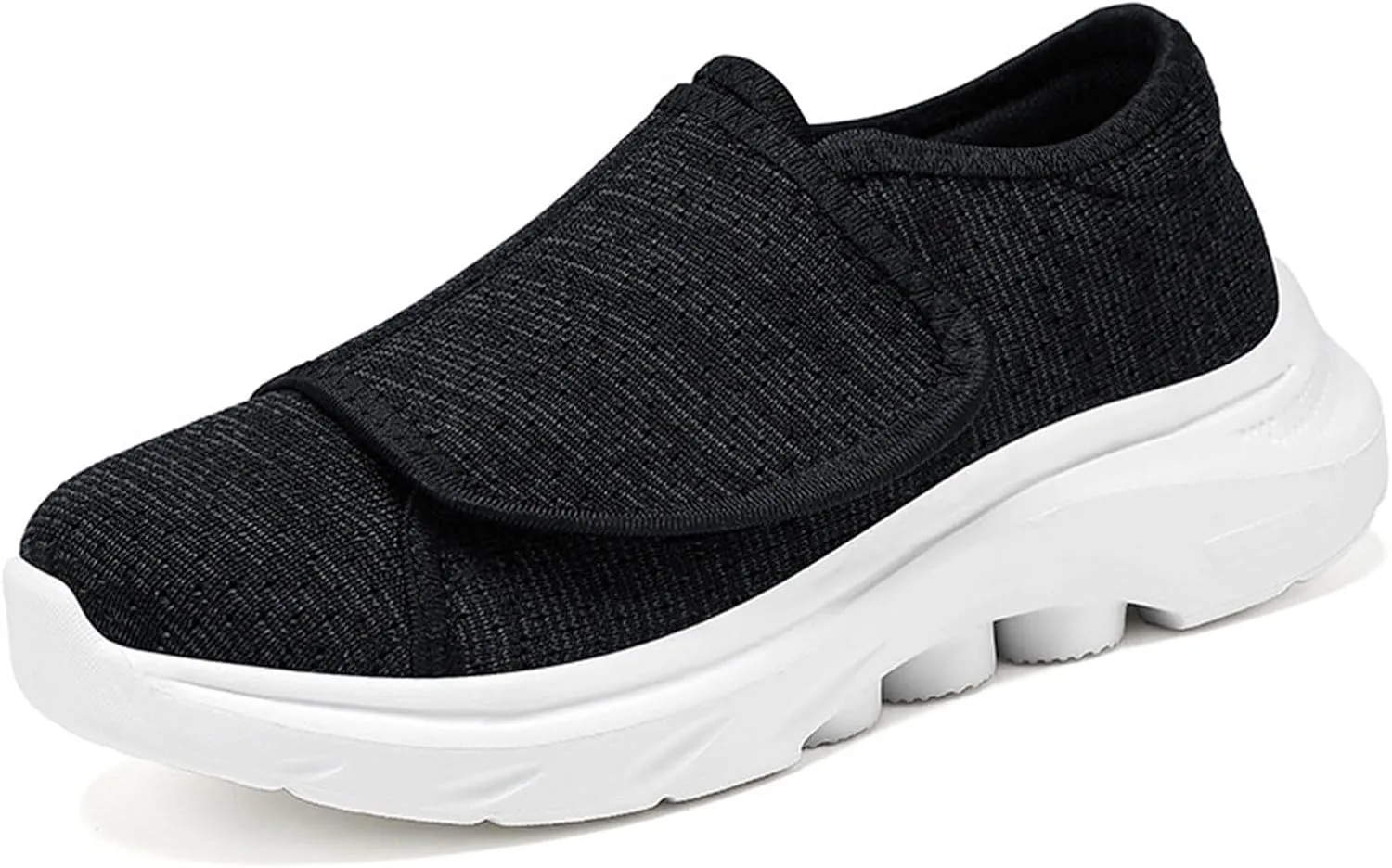 Women Sneaker Wide Width Comfort Walking Loafers Slip On Shoes Flat Feet Adjustable Lightweight Breathable Shoes