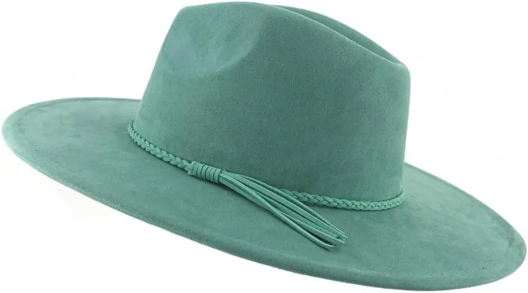 Women Suede Top Hat Wide Brim Fedora Hat Men Autumn Winter Felt Jazz Hats Classic Church Fedoras Chapeau Sombrero
