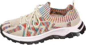 Womens Running Shoes Lightweight Breathable Casual Soft Sole Mesh Workout Sports Shoes Slip-on Walking Tennis Sneakers